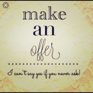 Reasonable Offer welcome 😊